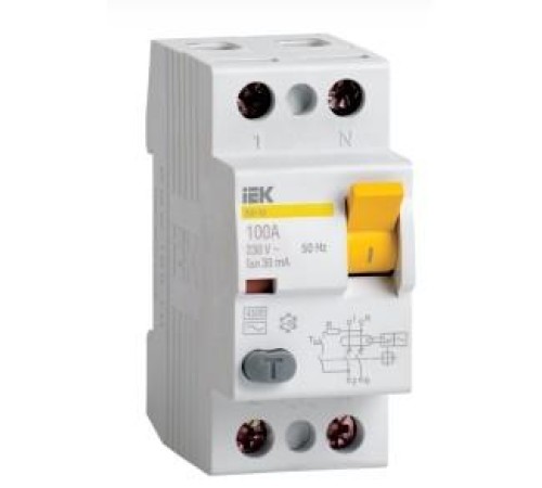 УЗО ВД1-63 2Р 16А 10мА IEK
