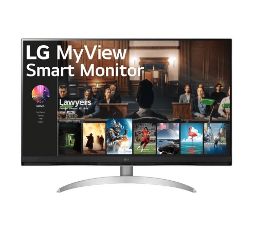 Монитор LCD 31.5'' 16:9 3840x2160(UHD 4K) VA, 60 Hz, 200 cd/m2, 3000:1, 5ms, 2xHDMI, USB-C, Tilt, 1Y, White (Вскрытая упаковка)
