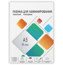 Пленка 154х216 (60 мик) 100 шт./ Пленка для ламинирования A5, 154х216 (60 мкм) глянцевая 100шт, ГЕЛЕОС [LPA5-60]