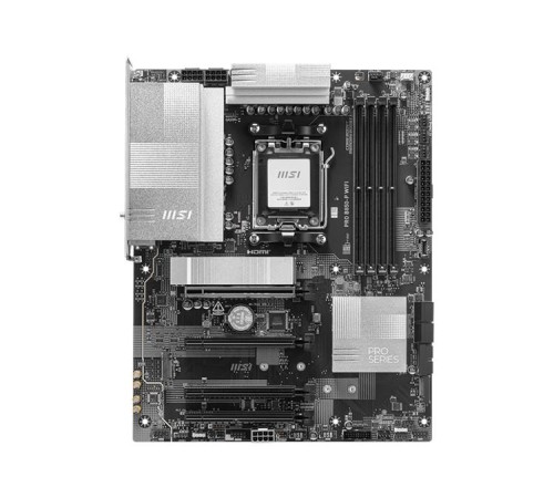 Материнская плата MSI PRO B850-P WIFI ,B850,AM5,4DDR5,4PCI-Ex16,3M.2,4SATA3,3USB10G,6USB5G,8USB2.0