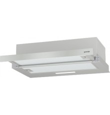 Вытяжки GORENJE/ Встраиваемая вытяжка, ширина 60 см, механическое управление, отвод и рециркуляция, 350 м3/ч, нержавеющая сталь