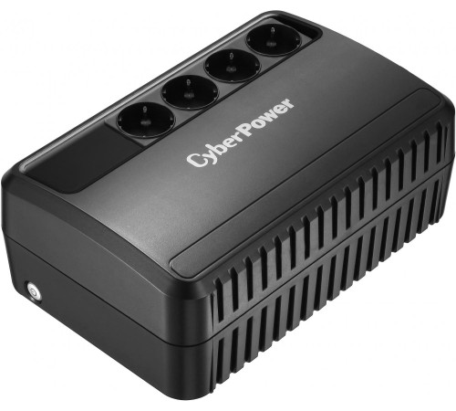 ИБП CyberPower BU1000E, Line-Interactive, 1000VA/600W, 4 Schuko розетки, Black, 0.4х0.3х0.3м., 7.8кг./ UPS Line-Interactive CyberPower BU1000E 1000VA/600W (4 EURO)
