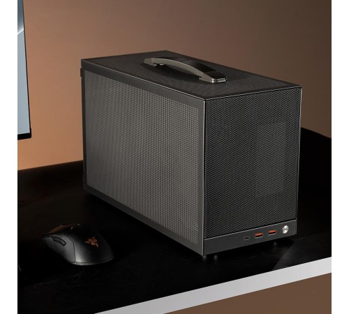 Корпус без блока питания/ Case PCCooler K101 MESH GY 3F, Mini-Tower, Mesh, 3x120mm, 2xUSB-A 3.0 + 1xUSB-C 3.1, SFX PSU Support, mITX Grey Корпус без блока питания/ Case PCCooler K101 MESH GY 3F, Mini-Tower, Mesh, 3x120mm, 2xUSB-A 3.0 + 1xUSB-C 3.1, SFX PSU Support, mITX Grey