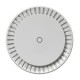 Точка доступа/ cAP ax Ceiling access point, 2x Gigabit LAN ports, PoE-IN (802.3af/at) & PoE-OUT (Passive PoE up to 57V), Antennas: 2.4 GHz: 2? 6 dBi and 5 GHz: 2? 5.5 dBi, Wireless Standards: IEEE 802.11 a/b/g/n/ac/ax, Simultaneous 574 Mbps on 2.4 GHz and