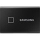 Внешние HDD и SSD/ Samsung External SSD T7 Touch, 2000GB, Touch ID, Type-C, USB 3.2 Gen2, R/W 1050/1000MB/s, 85x57x8mm, Black (12 мес.)