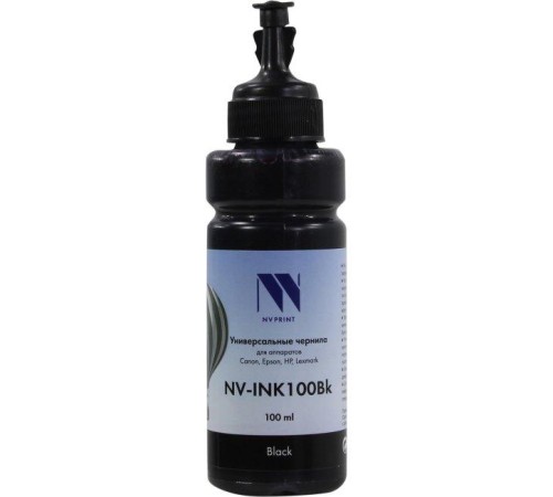 -/ Чернила NVP универсальные на водной основе для аппаратов Epson (100 ml) Black