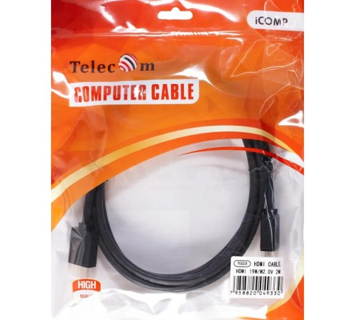 Кабель/ Кабель HDMI-19M --- HDMI-19M ver 2.0+3D/Ethernet ,2m Telecom <TCG215-2M> Кабель/ Кабель HDMI-19M --- HDMI-19M ver 2.0+3D/Ethernet ,2m Telecom <TCG215-2M>