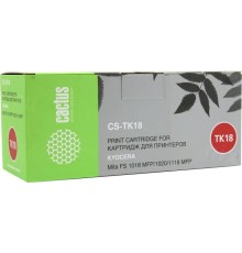 -/ Картридж лазерный Cactus CS-TK18 TK-18 черный (7200стр.) для Kyocera Mita FS 1018/1020/1118
