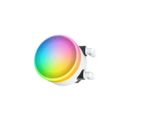 Водяное охлаждение для процессора/ Water Cooling System SAMA L40 White (240mm, White, ARGB/ Fans: 2x120mm, 82.79CFM, 29dBA, 2000RPM/ Pump height 52mm, 29dBA, 2500RPM, Rad thickness 27mm/ S: 1851, 1700, 1200, 20XX, 115X, AM5, AM4)