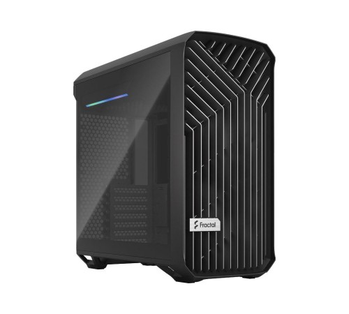 Корпус ПК без блока питания/ Case Fractal Design Torrent Compact TG Dark Tint, Midi-Tower, 2x180mm, 2xUSB-A 3.2 + 1xUSB 3.2 Type-C E-ATX, SSI-CEB, ATX, mATX, mITX Black