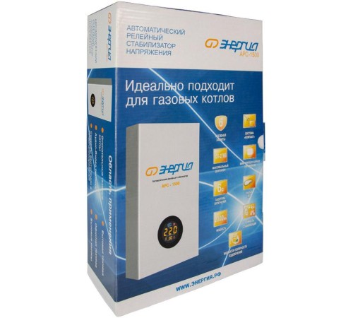 Стабилизатор АРС- 1500 ЭНЕРГИЯ для котлов +/-4%/ Stabilizer ARS-1500 ENERGY for boilers +/- 4% Стабилизатор АРС- 1500 ЭНЕРГИЯ для котлов +/-4%/ Stabilizer ARS-1500 ENERGY for boilers +/- 4%