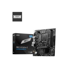 Материнская плата MSI PRO B760M-E LGA1700/B760/2xDDR5/mATX/HDMI, VGA