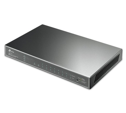 коммутатор TP-Link SG2210P, Omada™ 8-Port Gigabit Smart PoE+ Switch with 2 SFP Slots, 58 W PoE