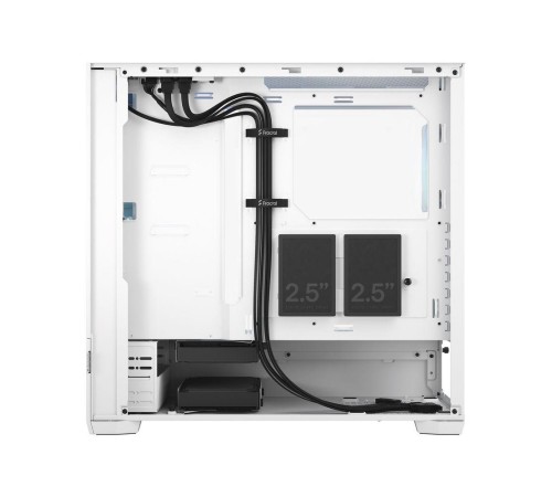 Корпус ПК без блока питания/ Case Fractal Design Pop Air RGB TG Clear Tint, Midi-Tower, 3x120mm RGB, 2xUSB-A 3.2 ATX, mATX, mITX White