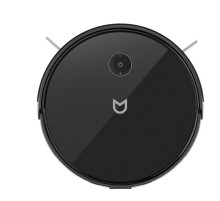 Робот-пылесос с гироскопом Robot vacuum IRBIS Bean 0421,2500 mAh,28W,3000Pa, Hyroscope, Black, charging stat, remote, roller brush & cloth for wet,2 in 1 water tank&dust collector, brushes 3,HE (потертости, следы эксплуатации)