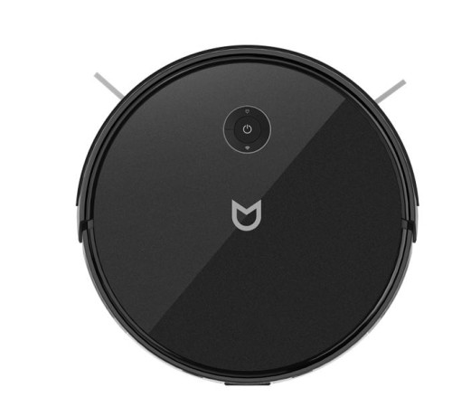 Робот-пылесос с гироскопом Robot vacuum IRBIS Bean 0421,2500 mAh,28W,3000Pa, Hyroscope, Black, charging stat, remote, roller brush & cloth for wet,2 in 1 water tank&dust collector, brushes 3,HE (потертости, следы эксплуатации)