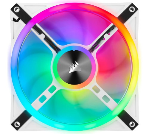 Кулер для корпуса/ Case Cooler Corsair iCUE QL140 RGB 140mm (140x140x25mm, 4-pin PWM, RGB, 50.2CFM, 26dBA, 1250RPM, White, 2pcs) Кулер для корпуса/ Case Cooler Corsair iCUE QL140 RGB 140mm (140x140x25mm, 4-pin PWM, RGB, 50.2CFM, 26dBA, 1250RPM, White, 2pcs)