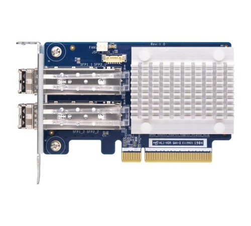 Сетевая карта/ QNAP QXP-16G2FC Dual-port Fiber Channel adapter, 2 x 16 Gb / s SFP +, PCIe Gen3 x8. For QTS OS ONLY