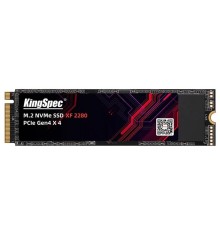 твёрдотельный накопитель KingSpec SSD 2TB M.2 2280 PCIe 4.0 x4 NVMe R5100/W4400MB/s 3D TLC MTBF 1M 2400TBW