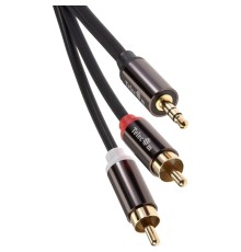 Кабель/ Кабель соединит 3.5 Jack (M) - 2xRCA (M), 1.5м Telecom PRO <TAV7183M-1.5M>