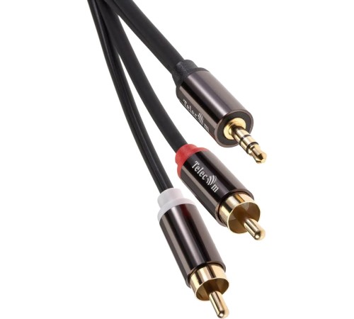 Кабель/ Кабель соединит 3.5 Jack (M) - 2xRCA (M), 1.5м Telecom PRO <TAV7183M-1.5M>