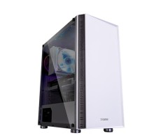 Корпус ZALMAN R2, ATX, WHITE, WINDOW, 2x3.5", 2x2.5", 2xUSB2.0, 1xUSB3.0, RGB FAN CONTROLLER, REAR 1x120mm RGB (дефект покраски + замазана царапина замазкой внутри корпуса)
