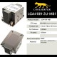 Радиатор/ 2U Coolserver AS-M81 LGA4189, 250Wt, Copper base + aluminum fin +5 heat pipe,, Narrow