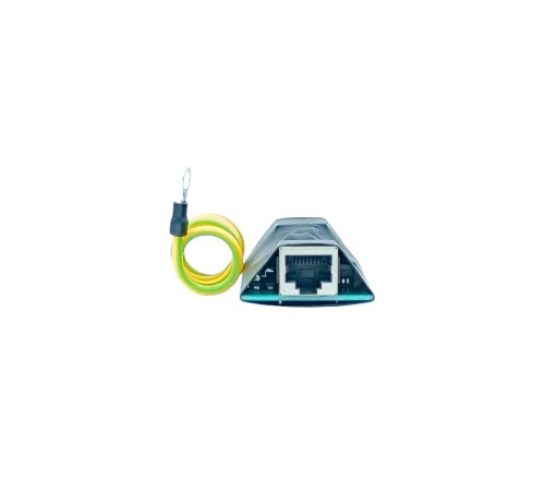 Бескорпусное устройство грозозащиты линий Ethernet + PoE на 1 канал/ Бескорпусное устройство грозозащиты линий Ethernet + PoE на 1 канал (УЗИП). Класс II. Защищает PoE оборудование, подключенное к линиям Ethernet от наведенного напряжения высоких энергий.