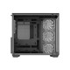 корпус Deepcool CG530 4F без БП, боковое окно (панорама), 3x120мм ARGB Reverse вентилятора на боковой стенке, 1x120мм ARGB вентилятор сзади, черный, ATX