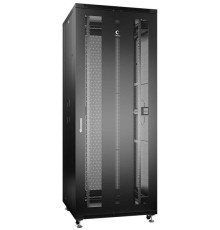 Шкаф коммуникационный Cabeus ND-05C-42U80/100-BK Шкаф монтажный  19" напольный для распр. и серверного оборудования 42U 800x1000x2055mm (ШхГхВ) передняя и задняя перфорир. двери