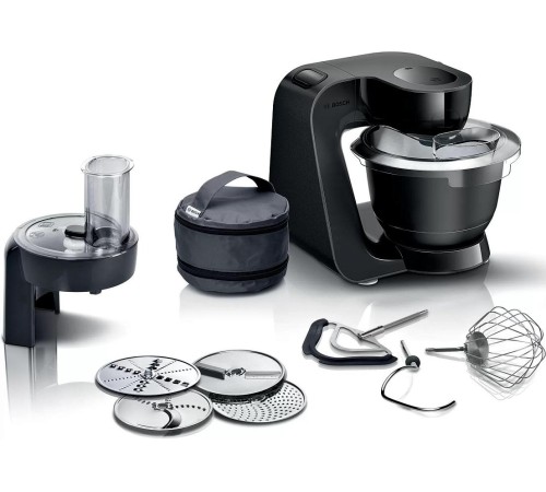Кухонный комбайн BOSCH/ 1000 Вт, цвет черный Кухонный комбайн BOSCH/ 1000 Вт, цвет черный