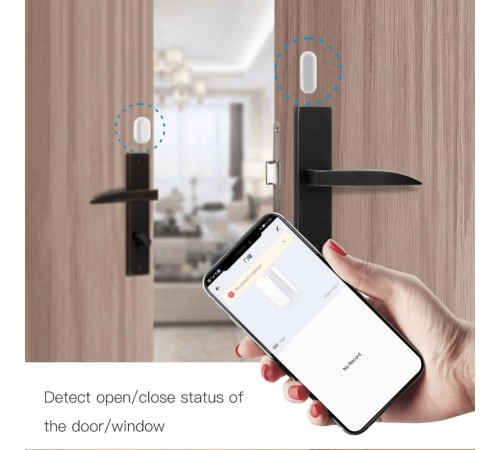 Датчик открытия дверей и окон MOES Door&Window Sensor CR2032 Zigbee