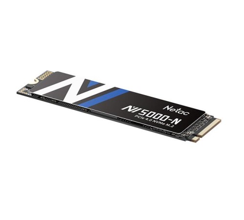 SSD накопитель Netac SSD NV5000-N 2TB PCIe 4 x4 M.2 2280 NVMe 3D NAND, R/W up to 4800/4400MB/s, IOPS(R4K) 600K/700K, TBW 1280TB, without heat sink, 5y wty SSD накопитель Netac SSD NV5000-N 2TB PCIe 4 x4 M.2 2280 NVMe 3D NAND, R/W up to 4800/4400MB/s, IOPS(R4K) 600K/700K, TBW 1280TB, without heat sink, 5y wty