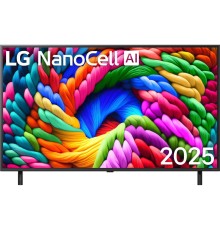 Телевизор ЖК 50'' LG/ 50", Ultra HD, Nano Color, Local Dimming, Smart TV, WebOS, Wi-Fi, DVB-T2/C/S2, MR, 60Hz Native, 2.0ch (20W), 2 HDMI, 2 USB, 2 Pole, Ashed Blue, 2025