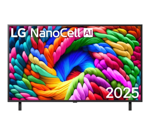 Телевизор ЖК 50'' LG/ 50", Ultra HD, Nano Color, Local Dimming, Smart TV, WebOS, Wi-Fi, DVB-T2/C/S2, MR, 60Hz Native, 2.0ch (20W), 2 HDMI, 2 USB, 2 Pole, Ashed Blue, 2025