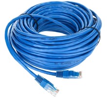 Патчкорд/ Патчкорд литой "Telecom" UTP кат.5е 20,0м синий