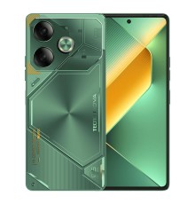 LI7 POVA 6 256+8 Comet Green, 6.78" Asahi Glass, 20:9, 2436 x 1080 Mpix, 2.2GHz, 8 Core, 8GB RAM, 256GB, up to 1TB flash, 108Мп+AI/32Мп, 2 Sim, 4G, BT v5.3, WiFi 802.11 b/g/n, GPS/AGPS, GLONASS, NFC, Type-C, 6000mAh, Android 14, 225g, 165,5 ммx76.13 