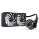 Система жидкостного охлаждения/ Water Cooling System JONSBO TG-240 Black (260W, 240mm, Black, ARGB/ Fans: 2x120mm, 66.19CFM, 35.4dBA, 1800RPM/ Pump height 72mm, 30dBA, 2400RPM, Rad thickness 27mm/ S: 1700, 1200, 115X, AM5, AM4)