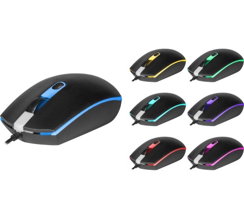 Проводная оптическая мышь Defender 52986 Dot MB-986 7цветов,4D,1000/1600dpi Проводная оптическая мышь Defender 52986 Dot MB-986 7цветов,4D,1000/1600dpi