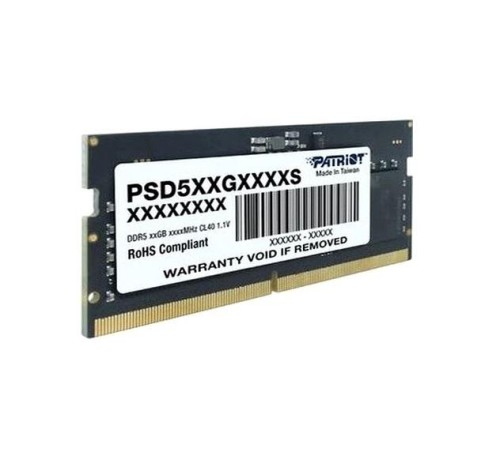 Оперативная память Patriot SL DDR5 16GB 5600MHz SO-DIMM SINGLE 1*16GB CL46 46-46-46-90 1.1V Оперативная память Patriot SL DDR5 16GB 5600MHz SO-DIMM SINGLE 1*16GB CL46 46-46-46-90 1.1V