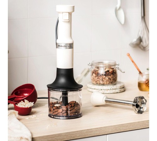 Погружной блендер KitchenAid с аксессуарами,Кремовый