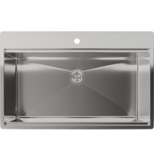 Кухонная мойка RIVELATO Rivelato Rinox 8050 Мойка нерж.сталь 1 чаши 800*500*200 мм в комплекте (доска, коландер, рол мат), монтаж: врезной, материал: нержавеющая сталь, цвет: нержавеющая сталь