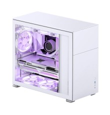 Корпус без блока питания/ Case JONSBO D41 STD, Midi-Tower, TG, no fan, 1xUSB-A 3.2 + 1xUSB-C 3.2, ATX, mATX White