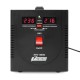 Стабилизатор POWERMAN AVS 1500D, черный, ступенчатый регулятор, цифровые индикаторы уровней напряжения, 1500ВА, 140-260В, максимальный входной ток 10А, 2 евророзетки, IP-20, напольный, 200мм х 160мм х 190мм, 4 кг./ Stabilizer POWERMAN AVS 1500D, black, s