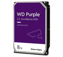 Жесткий диск Western Digital Purple HDD 3.5" SATA 8TB, 5640 rpm, 256MB buffer, PMR, WD85PURU, 1 year