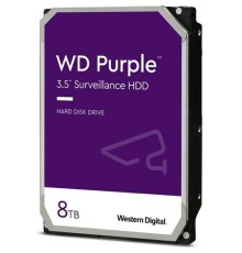 Жесткий диск Western Digital Purple HDD 3.5" SATA 8TB, 5640 rpm, 256MB buffer, PMR, WD85PURU, 1 year