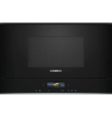 Встраиваемые микроволновые печи SIEMENS/ Встраиваемая СВЧ, микроволны (соло), объем 21 л, выходная мощность микроволн 900 Вт, управление сенсорное, автоприготовление, авторазмораживание, цвет черный,петли слева