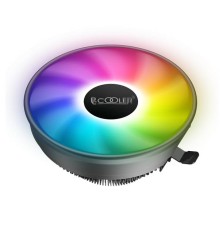 Кулер для процессора PCCooler E126M PRO S775/115X/AM2/2+/AM3/3+/AM4/FM1/FM2/2+ (48 шт/кор, TDP 92W, вентилятор 120мм с PWM, FIXED COLOR FAN, 1000-1800RPM, 29.8dBa) Retail Color Box