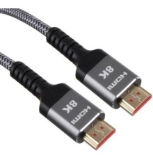 Кабель/ Кабель HDMI 19M/M,ver. 2.1 8KX60Hz (Econom) оплетка 1m iOpen <ACG859A-1.0>