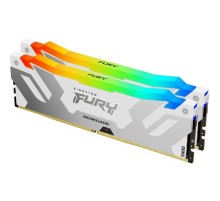 Оперативная память Kingston 32GB 7200MT/s DDR5 CL38 DIMM (Kit of 2) FURY Renegade RGB White XMP
